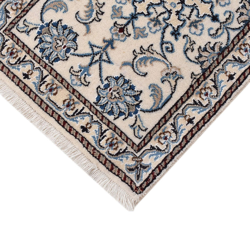 Tapis persan - Nain - 85 x 56 cm - crème