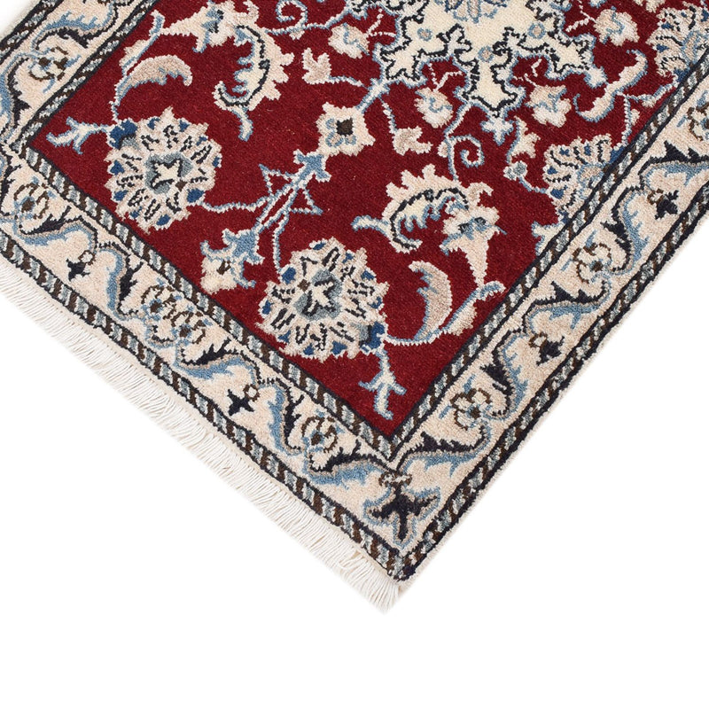 Tapis persan - Nain - 87 x 56 cm - rouge