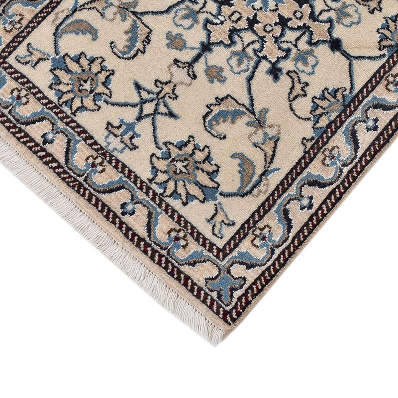 Tapis persan - Nain - 85 x 57 cm - crème