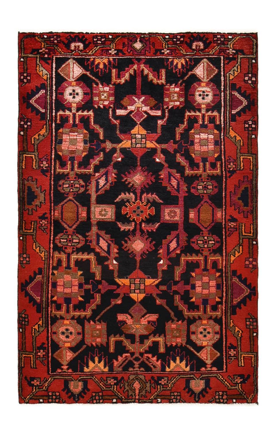 Tapis persan - Nomadic - 178 x 114 cm - bleu foncé