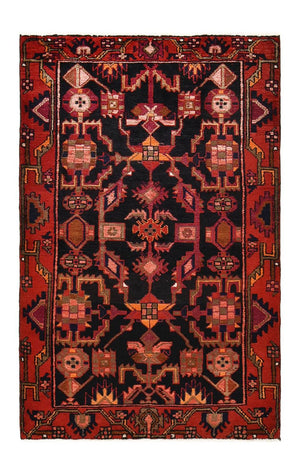 Tapis persan - Nomadic - 178 x 114 cm - bleu foncé