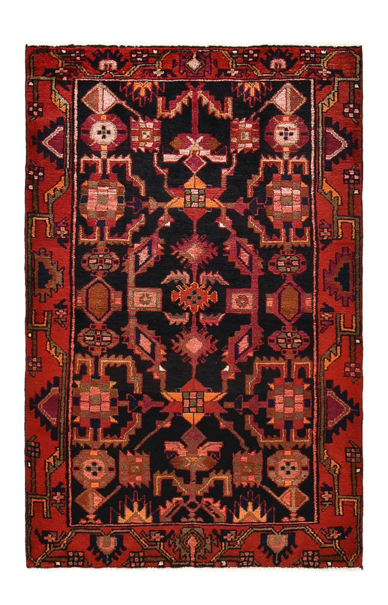 Tapis persan - Nomadic - 178 x 114 cm - bleu foncé