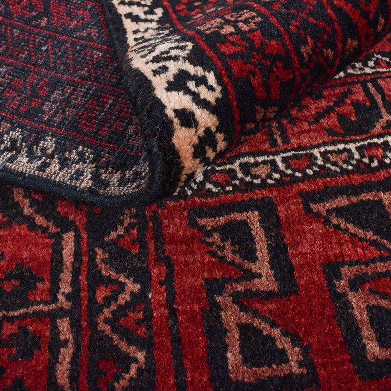Tapis Belutsch originale  - 198 x 114 cm - rouge