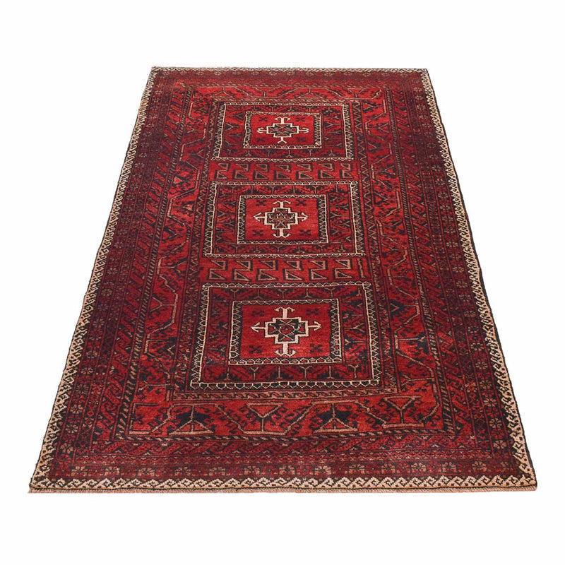 Tapis Belutsch originale  - 198 x 114 cm - rouge