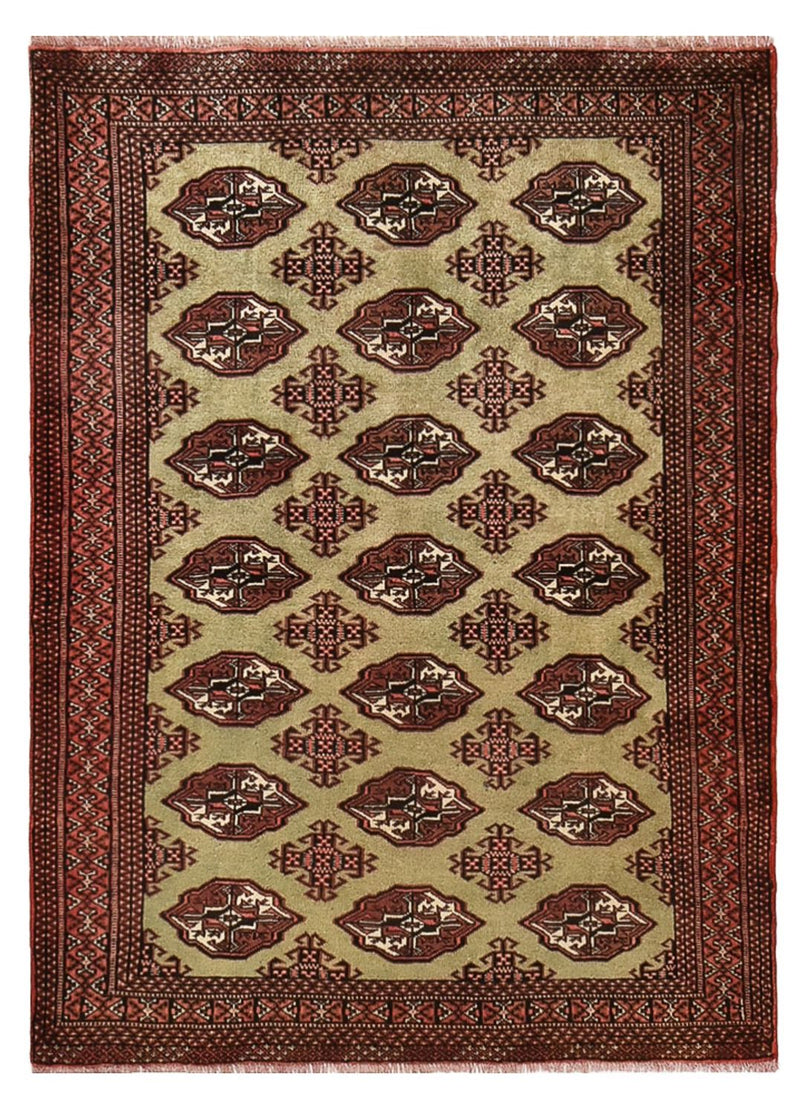 Tapis Turkaman - 178 x 131 cm - multicolore