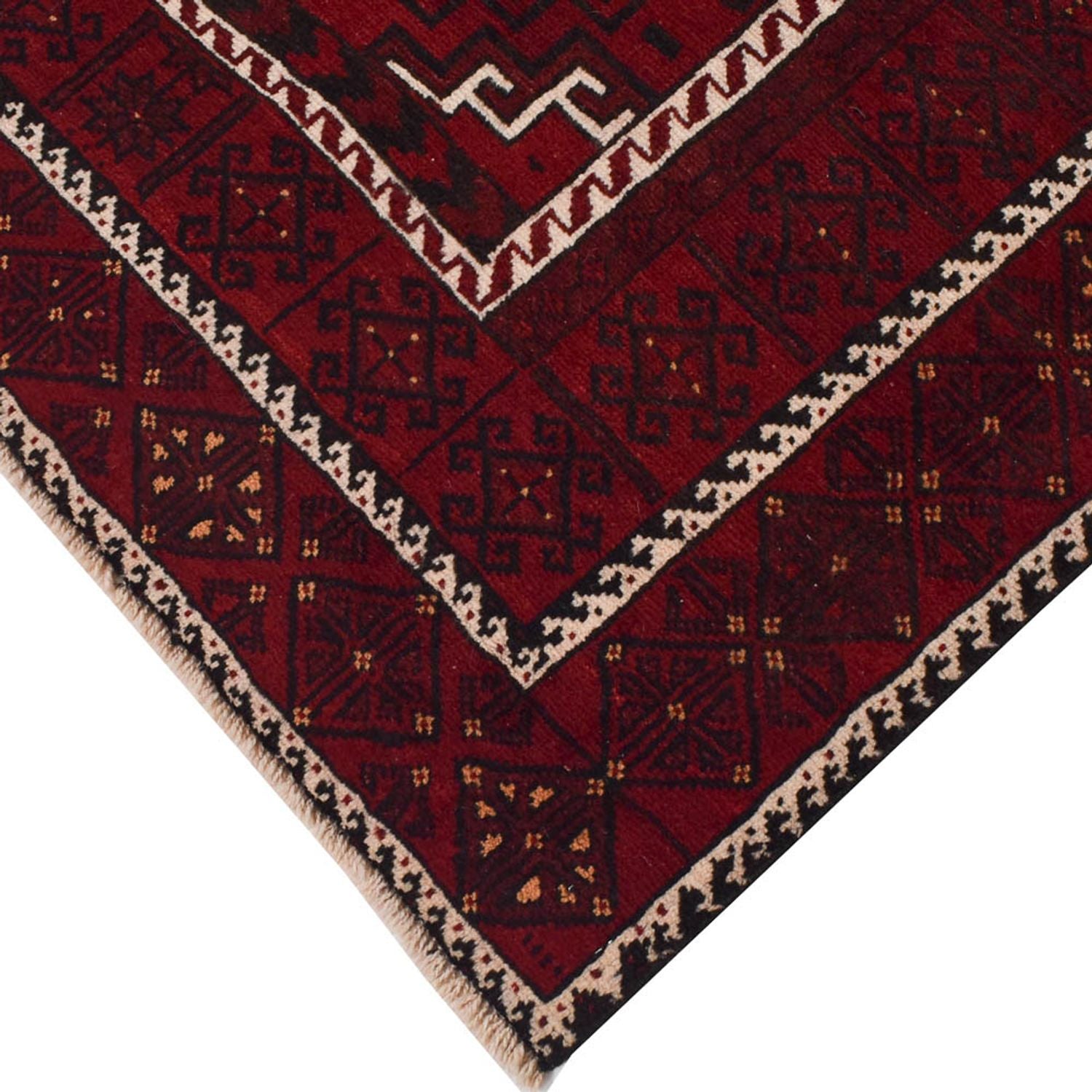 Tapis de couloir Tapis Belutsch - 214 x 110 cm - rouille