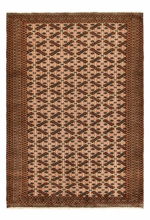 Tapis Turkaman - 191 x 130 cm - beige foncé