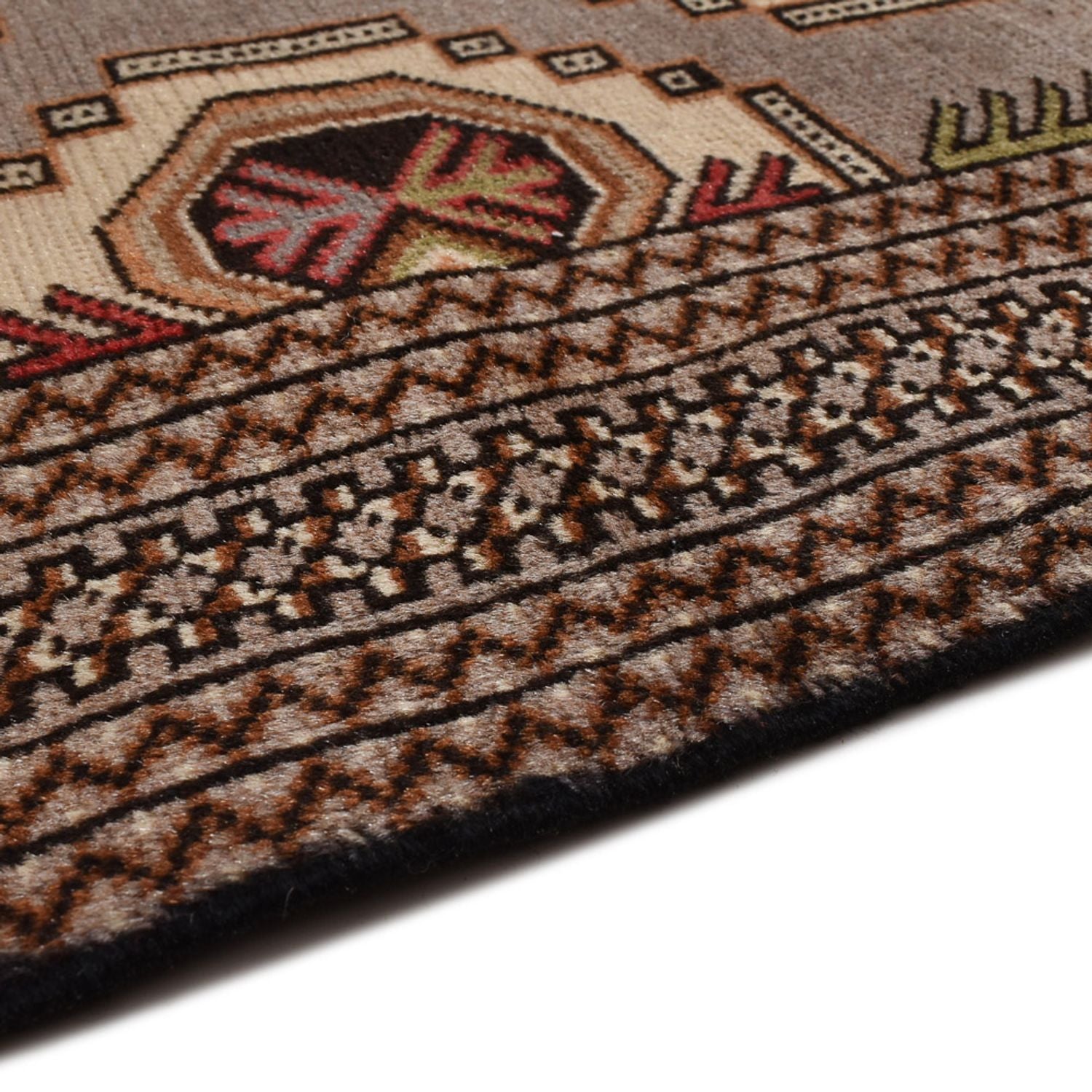 Tapis Turkaman - 188 x 127 cm - multicolore
