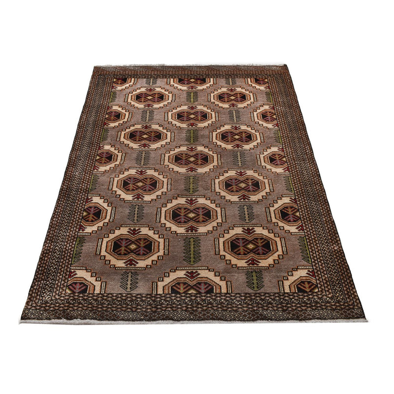 Tapis Turkaman - 188 x 127 cm - multicolore