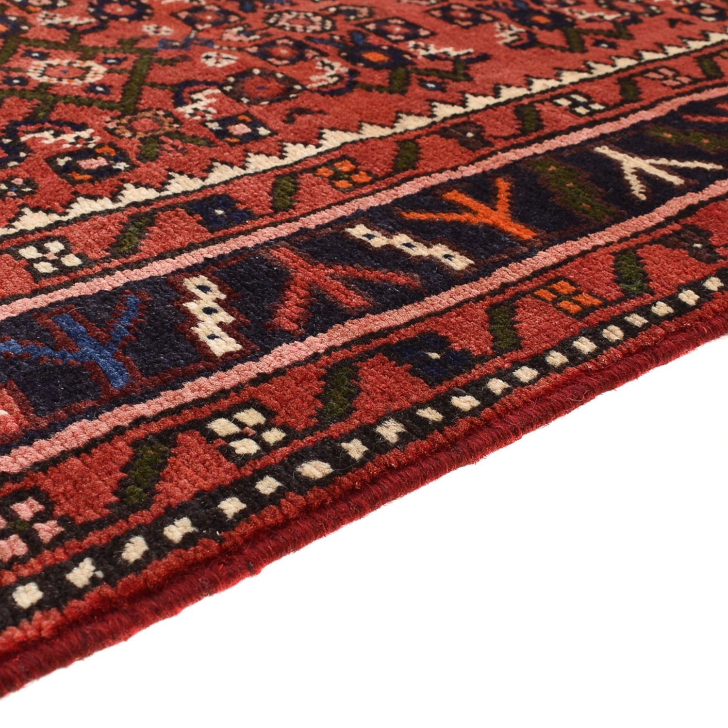 Tapis de couloir Tapis persan - Nomadic - 240 x 116 cm - rouge clair