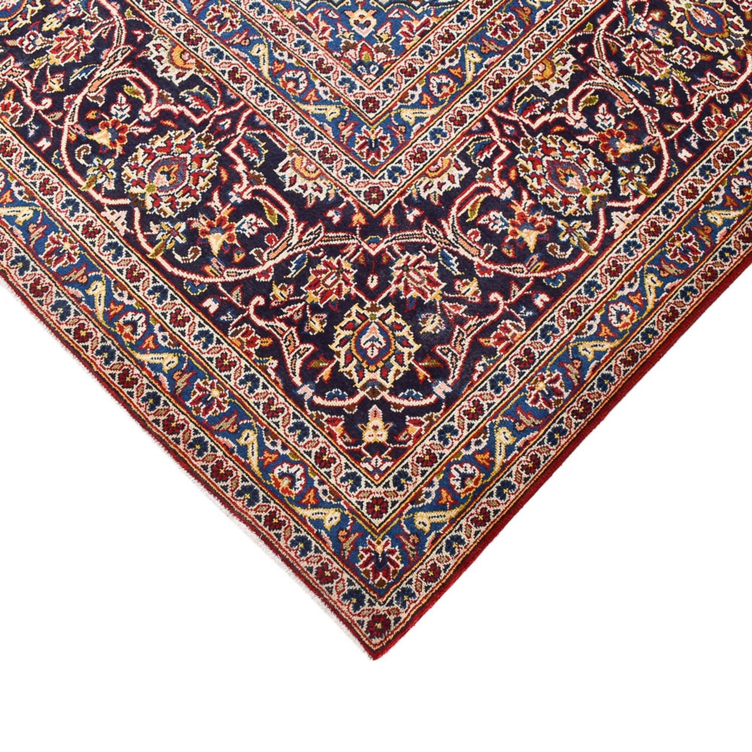 Tapis persan - Keshan - 399 x 293 cm - rouge