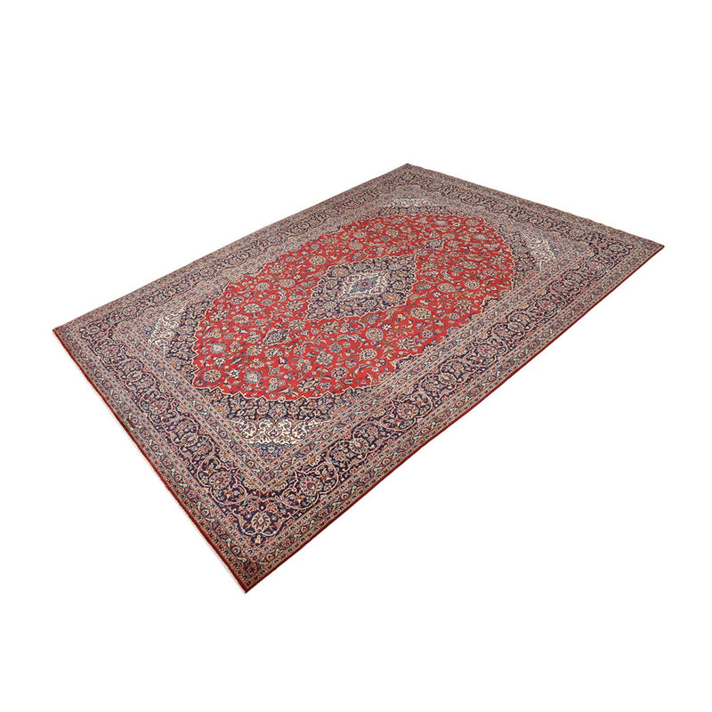 Tapis persan - Keshan - 399 x 293 cm - rouge