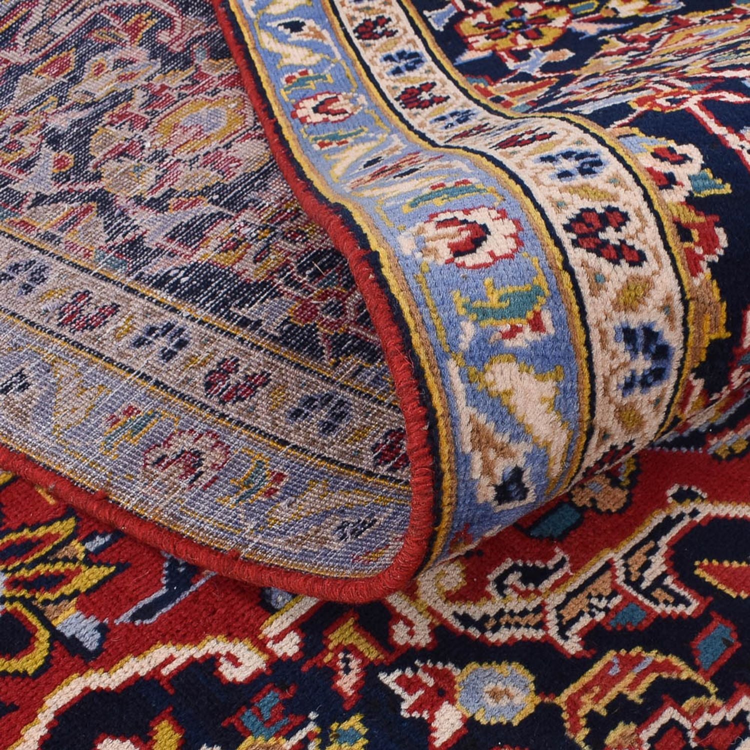 Tapis persan - Keshan - 378 x 285 cm - rouge