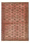 Tapis Turkaman - 128 x 90 cm - rouge clair