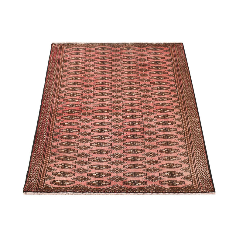 Tapis Turkaman - 128 x 90 cm - rouge clair