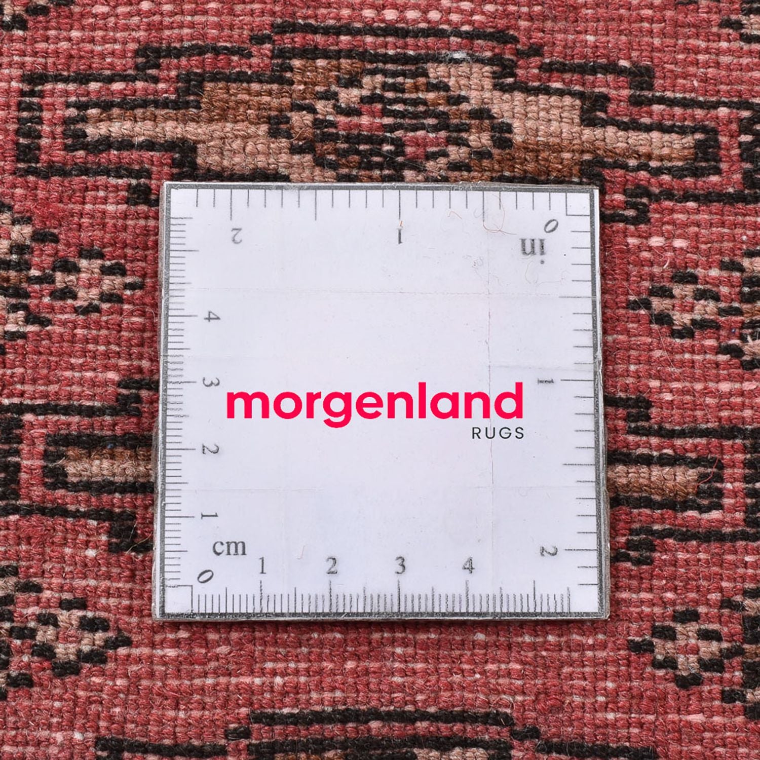 Tapis Turkaman - 128 x 90 cm - rouge clair
