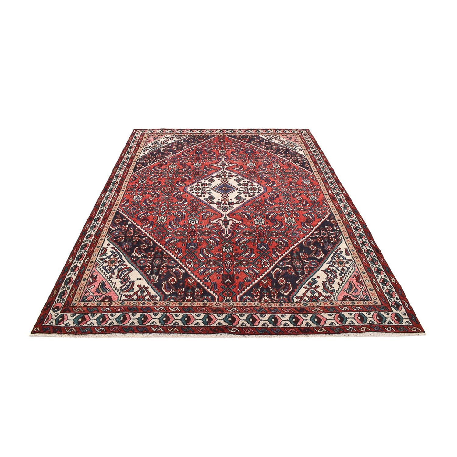 Tapis persan - Nomadic - 293 x 207 cm - rouge