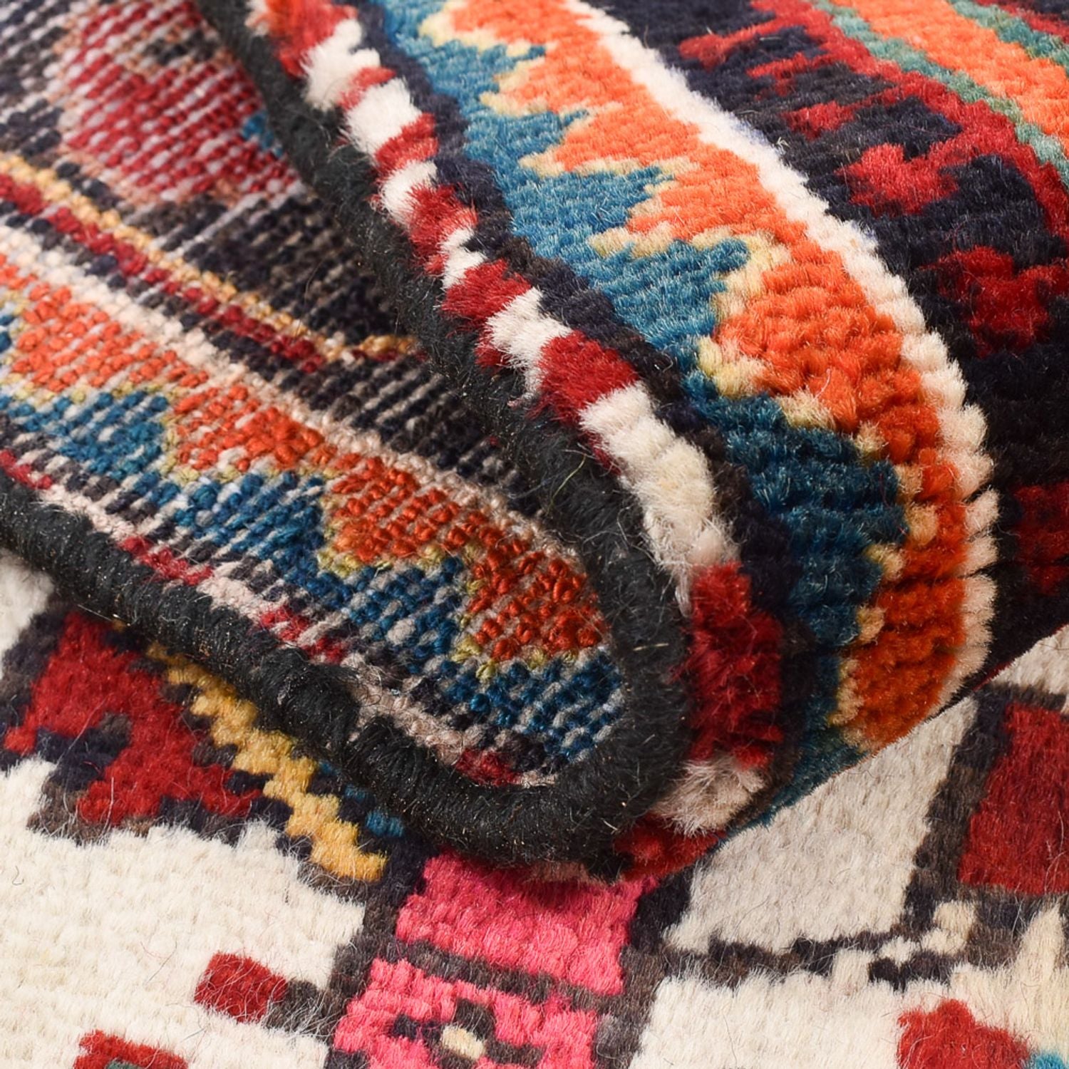 Tapis persan - Nomadic - 142 x 93 cm - multicolore