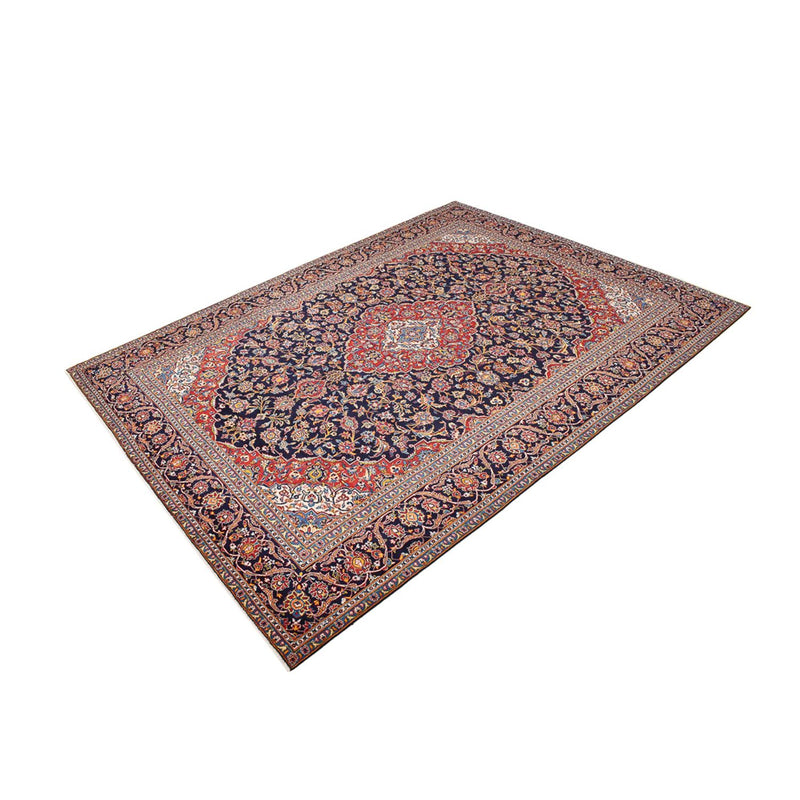 Tapis persan - Keshan - 381 x 292 cm - bleu foncé