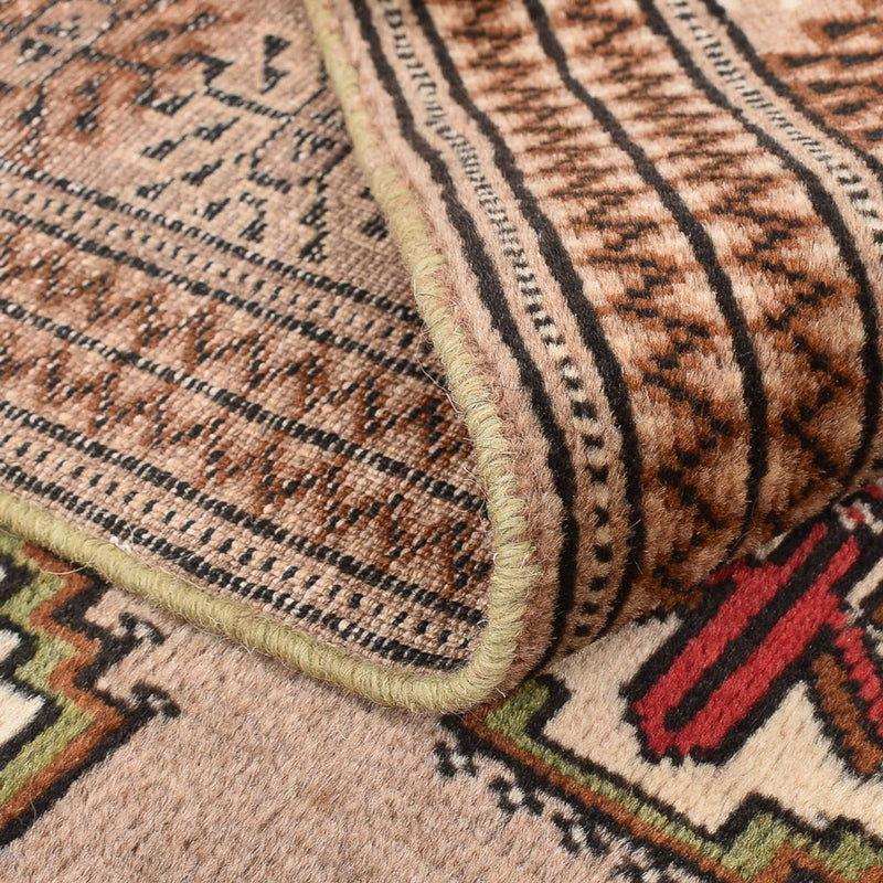 Tapis Turkaman - 191 x 134 cm - sable