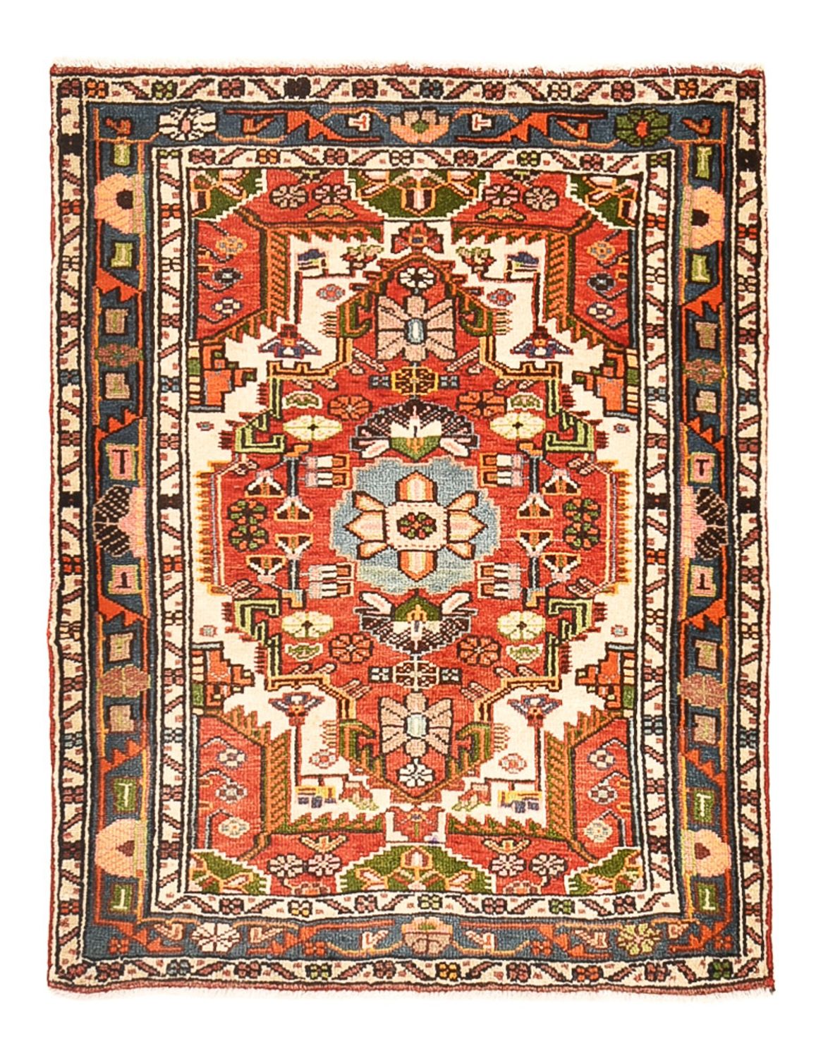 Tapis persan - Nomadic - 118 x 90 cm - multicolore