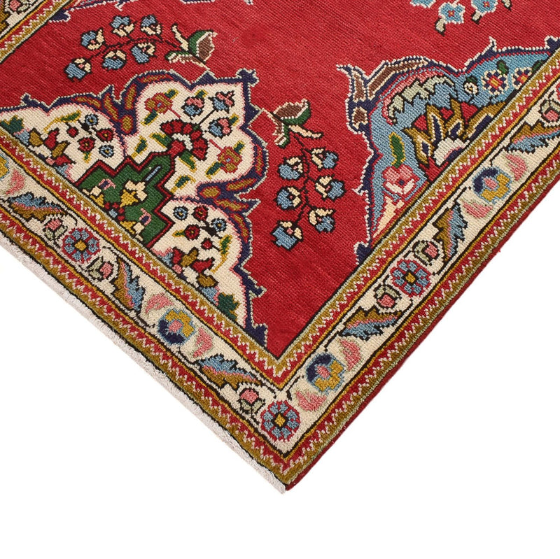 Tapis de couloir Tapis persan - Tabriz - 341 x 85 cm - rouge