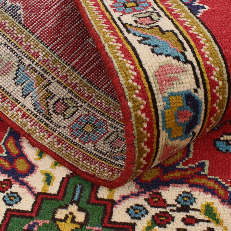 Tapis de couloir Tapis persan - Tabriz - 341 x 85 cm - rouge