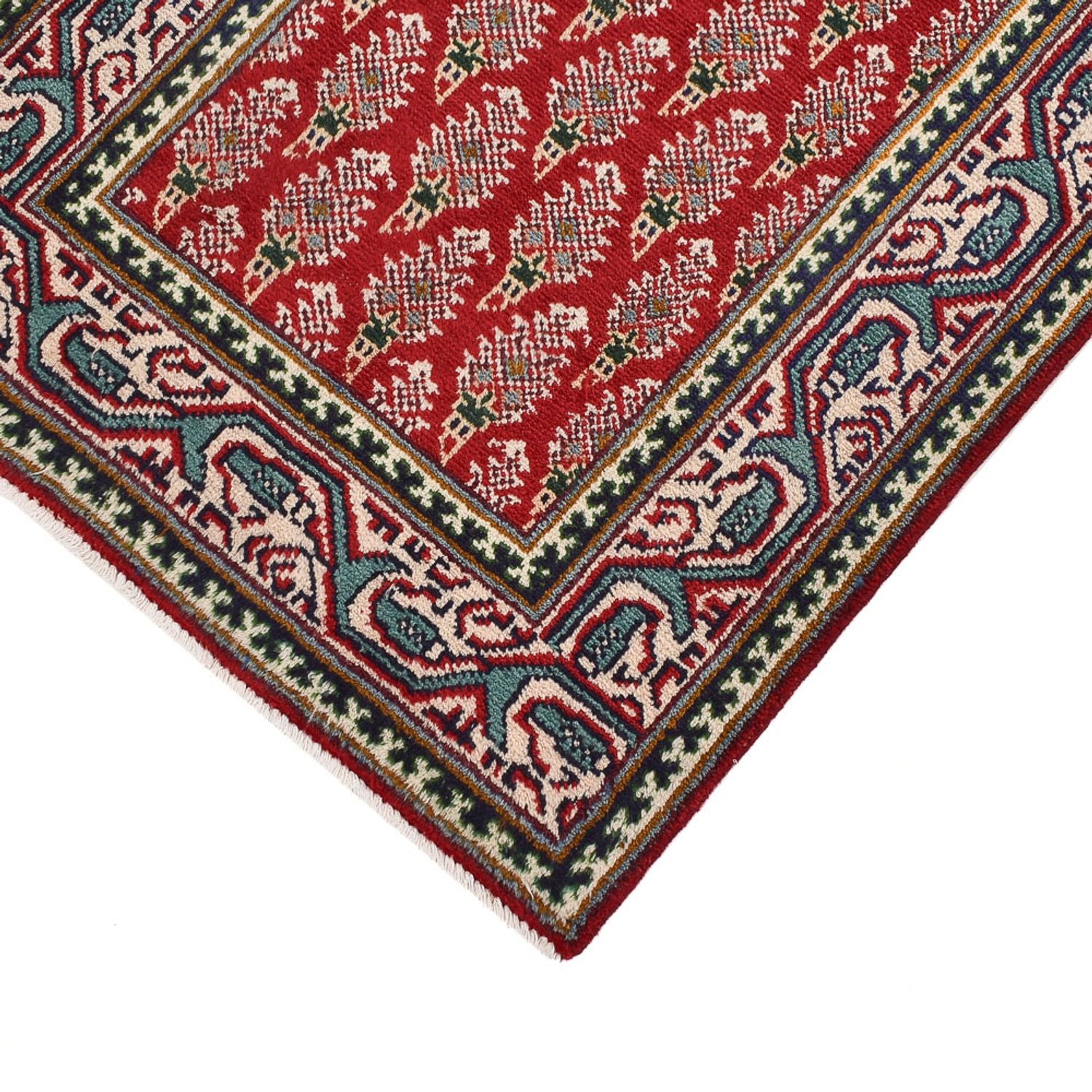 Tapis de couloir Tapis persan - Tabriz - 483 x 76 cm - rouille
