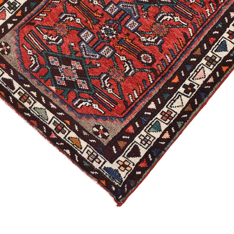 Tapis de couloir Tapis persan - Nomadic - 386 x 71 cm - rouge