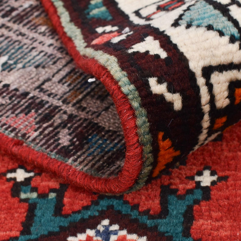 Tapis de couloir Tapis persan - Nomadic - 386 x 71 cm - rouge