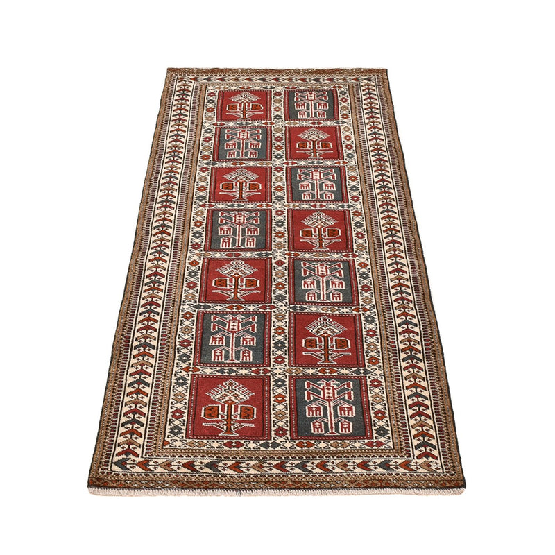 Tapis de couloir Tapis Turkaman - 186 x 76 cm - multicolore