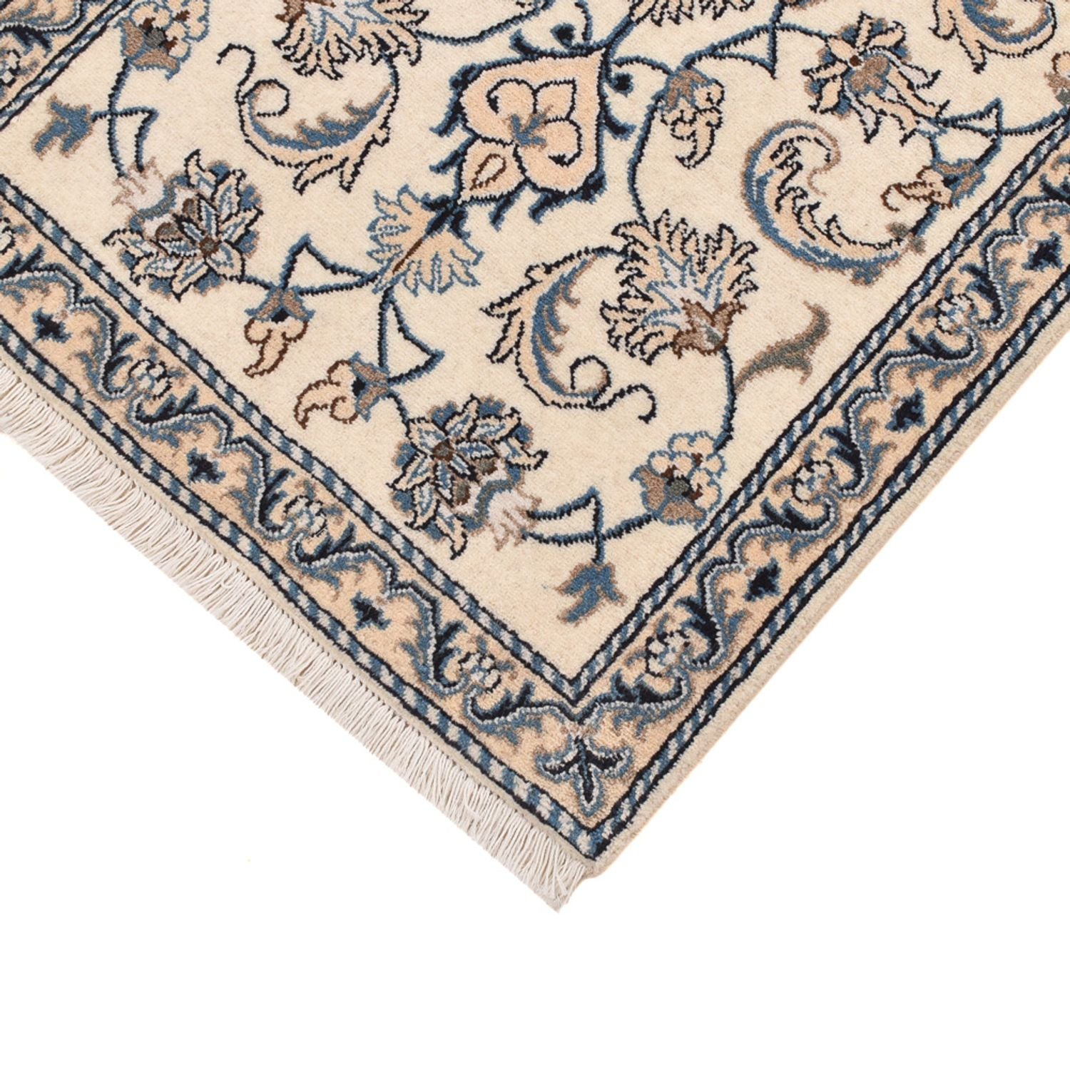 Perserteppich - Nain - 133 x 69 cm - creme