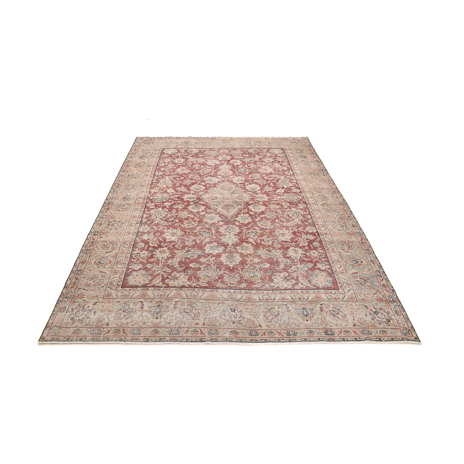 Tapis vintage - 338 x 243 cm - rouge