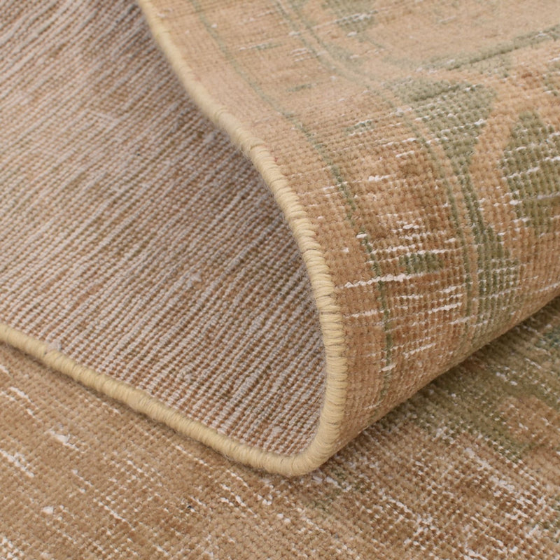 Tapis vintage - 206 x 145 cm - beige foncé