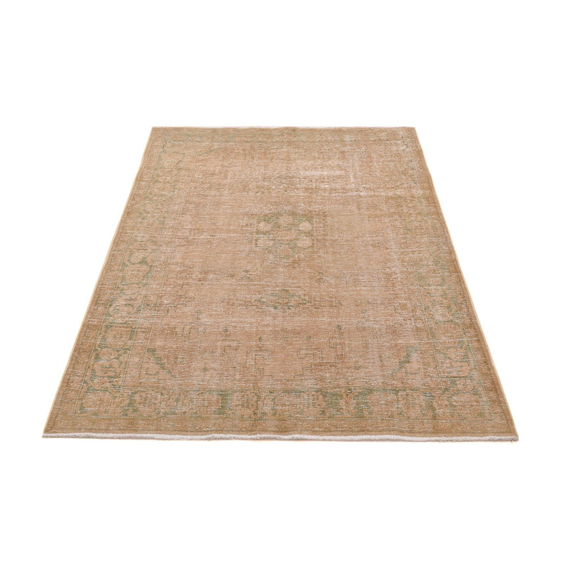Tapis vintage - 206 x 145 cm - beige foncé