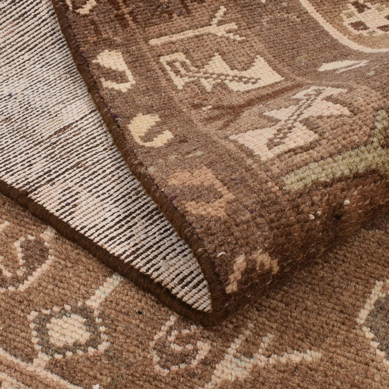 Tapis de couloir Tapis vintage - 297 x 104 cm - beige foncé