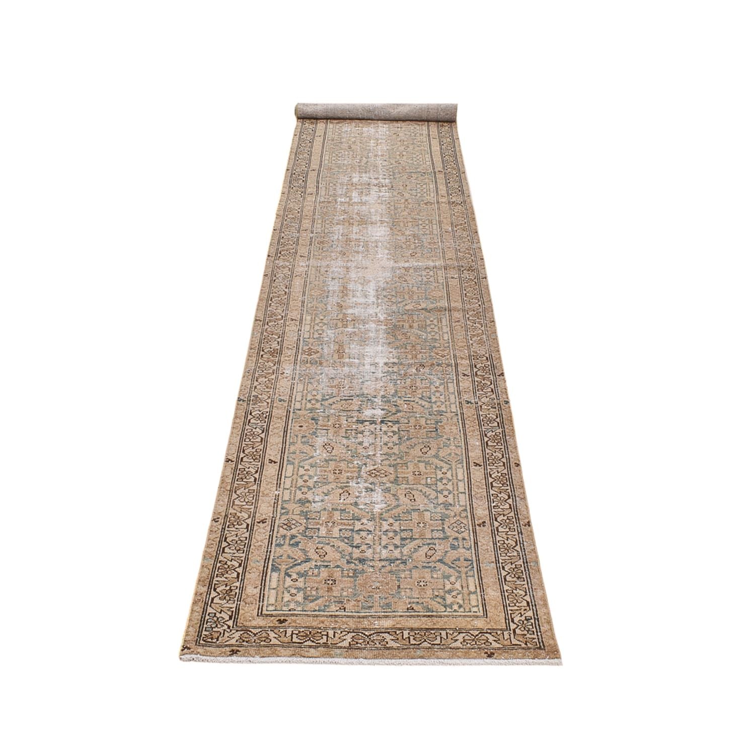 Tapis de couloir Tapis vintage - 497 x 91 cm - sable