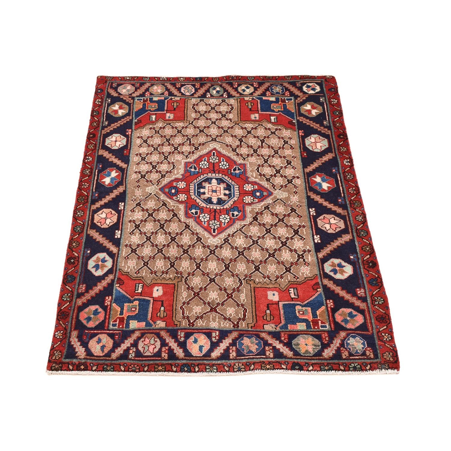 Tapis persan - Nomadic - 146 x 97 cm - multicolore