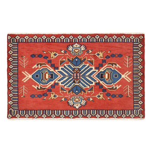 Tapis persan - Nomadic - 93 x 57 cm - rouge