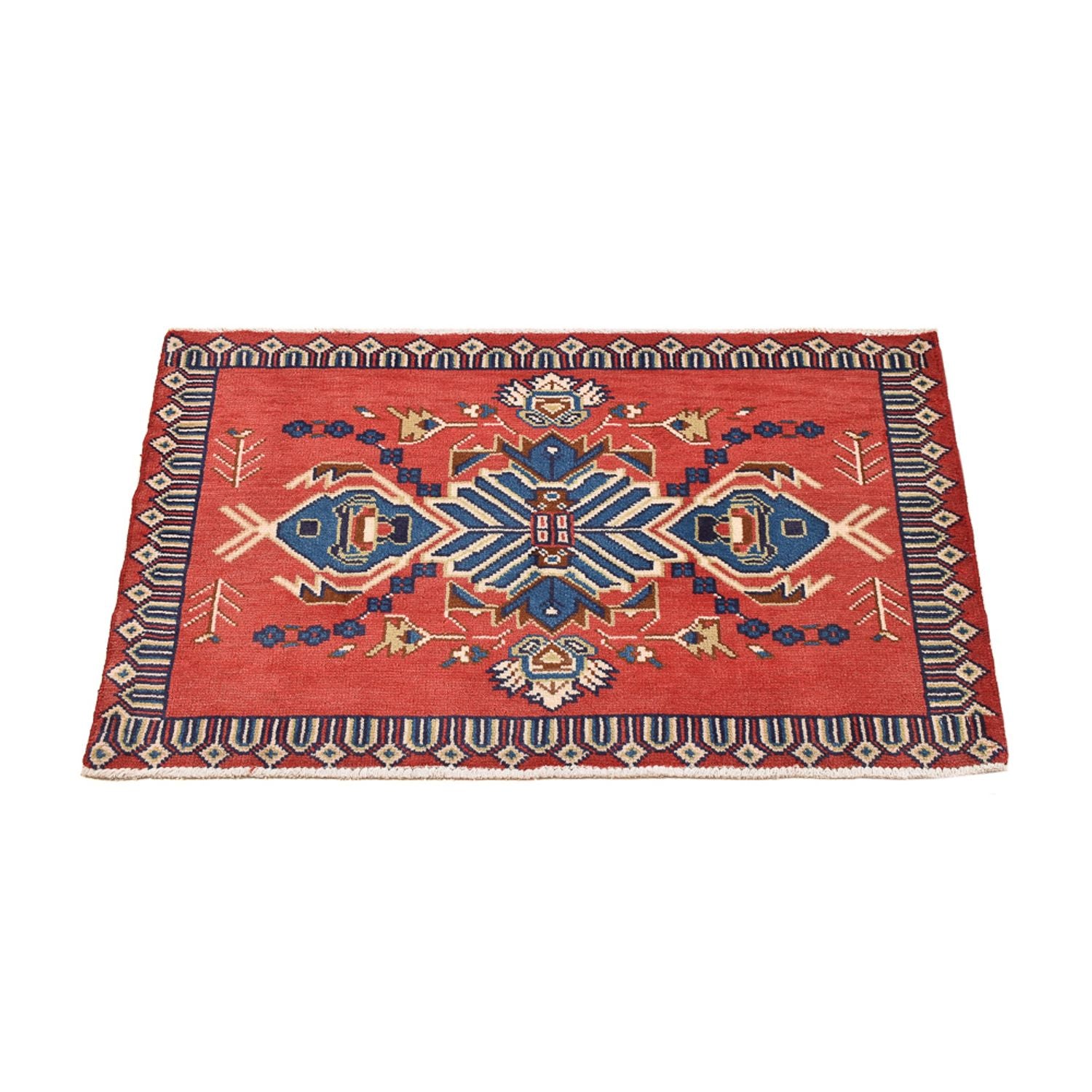 Tapis persan - Nomadic - 93 x 57 cm - rouge