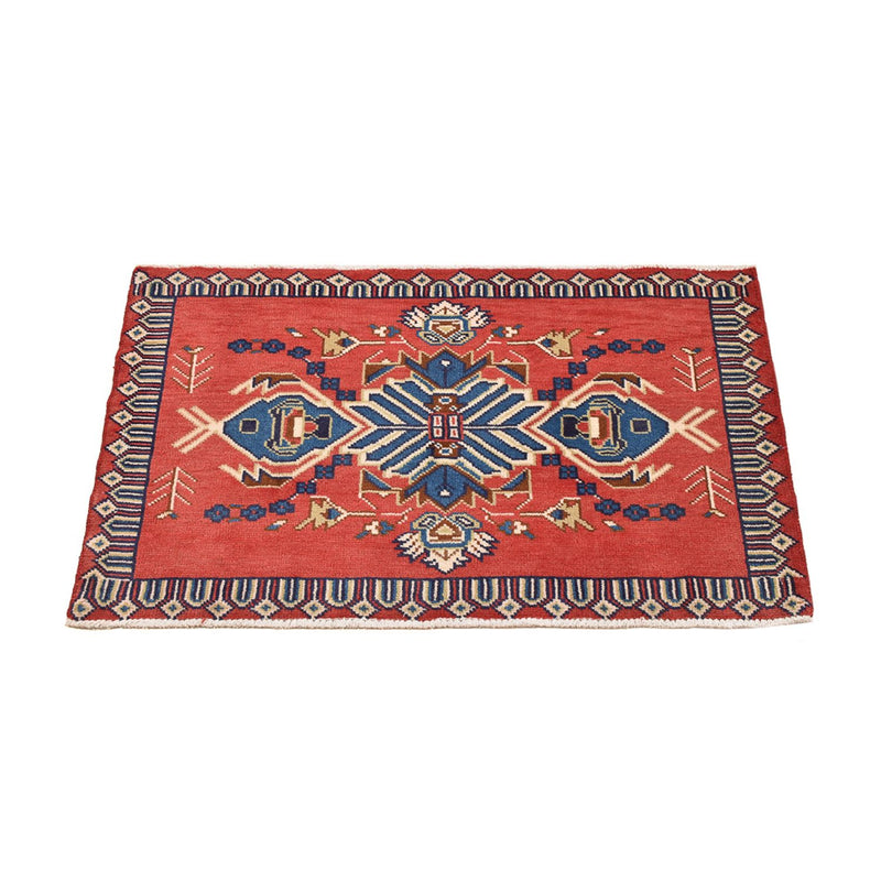 Tapis persan - Nomadic - 93 x 57 cm - rouge
