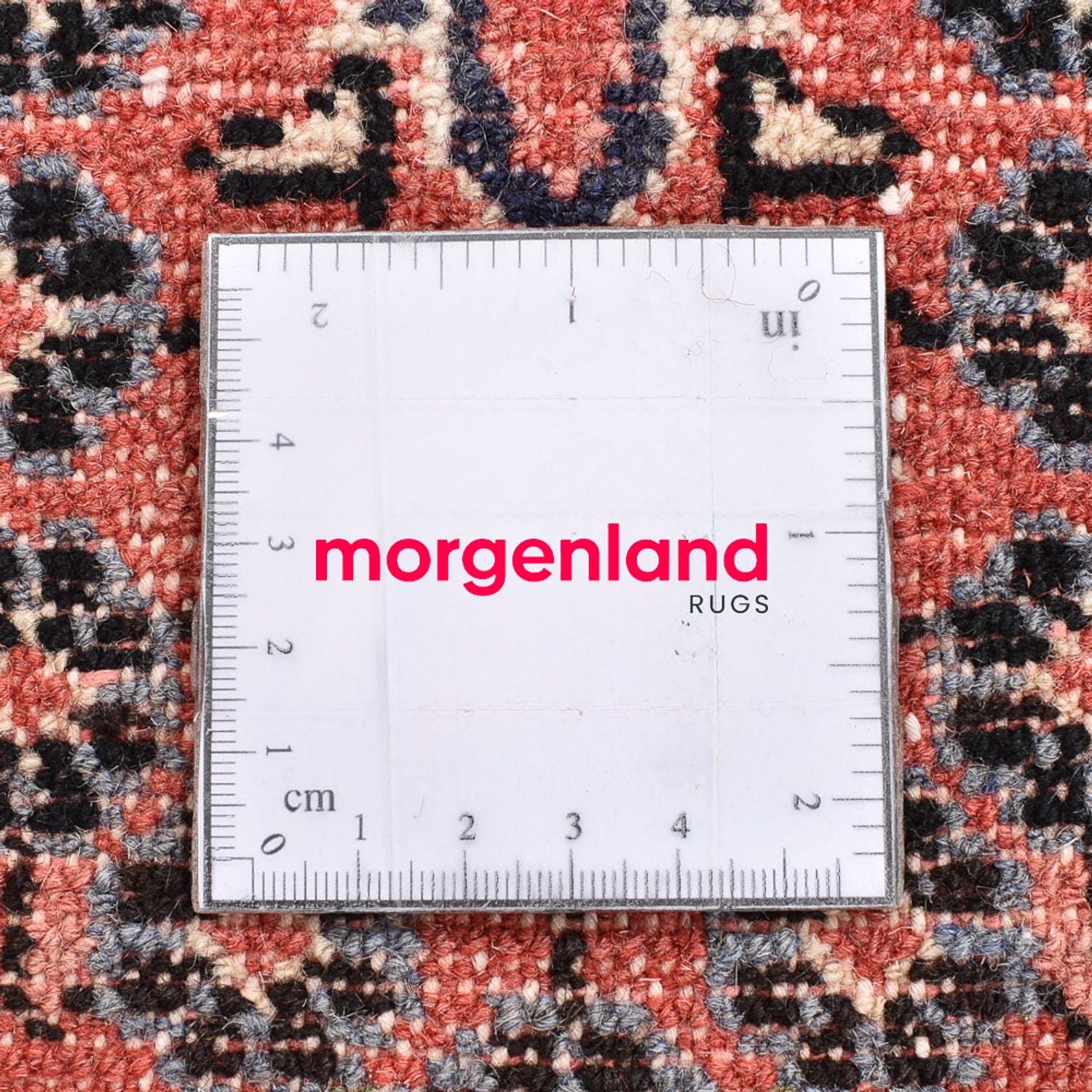 Tapis persan - Nomadic - 62 x 47 cm - rouge clair