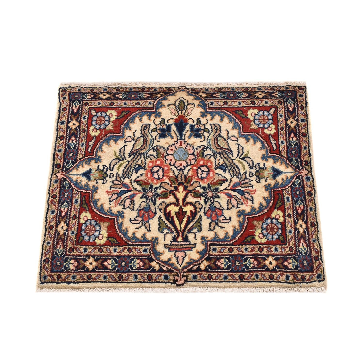 Tapis persan - Nomadic - 61 x 52 cm - multicolore