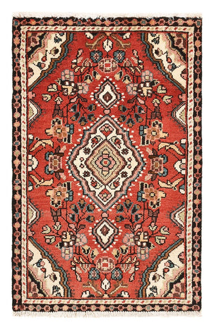 Tapis persan - Nomadic - 89 x 58 cm - rouge
