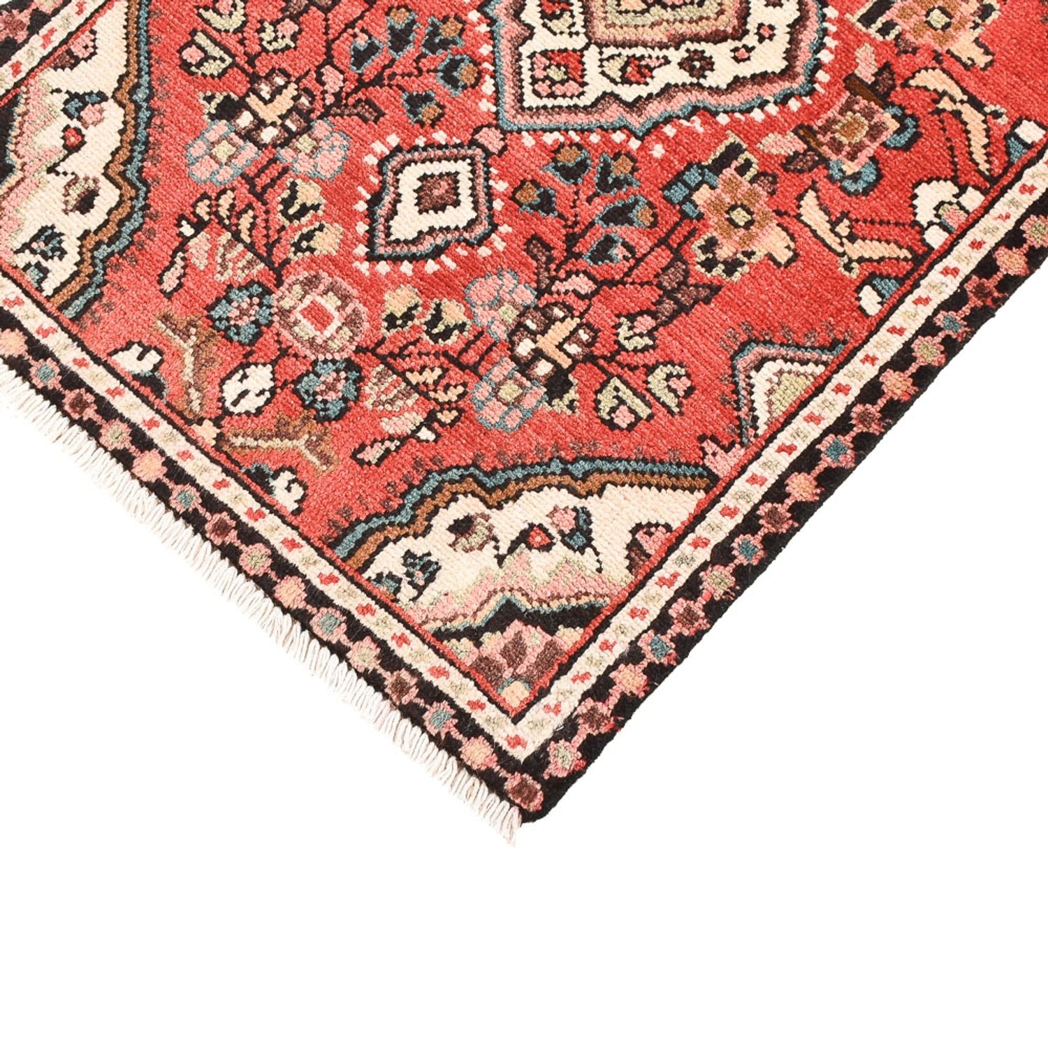 Tapis persan - Nomadic - 89 x 58 cm - rouge