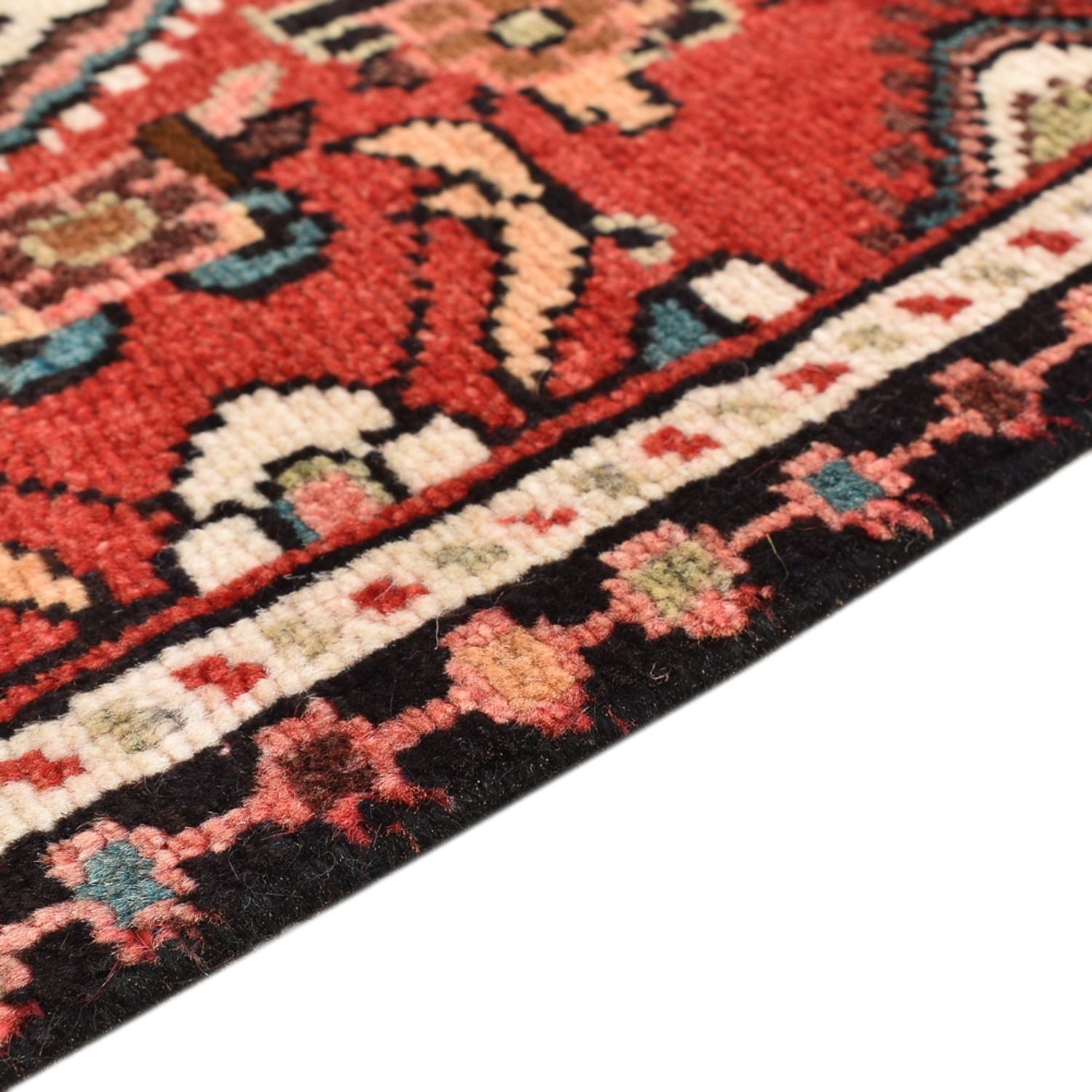 Tapis persan - Nomadic - 89 x 58 cm - rouge