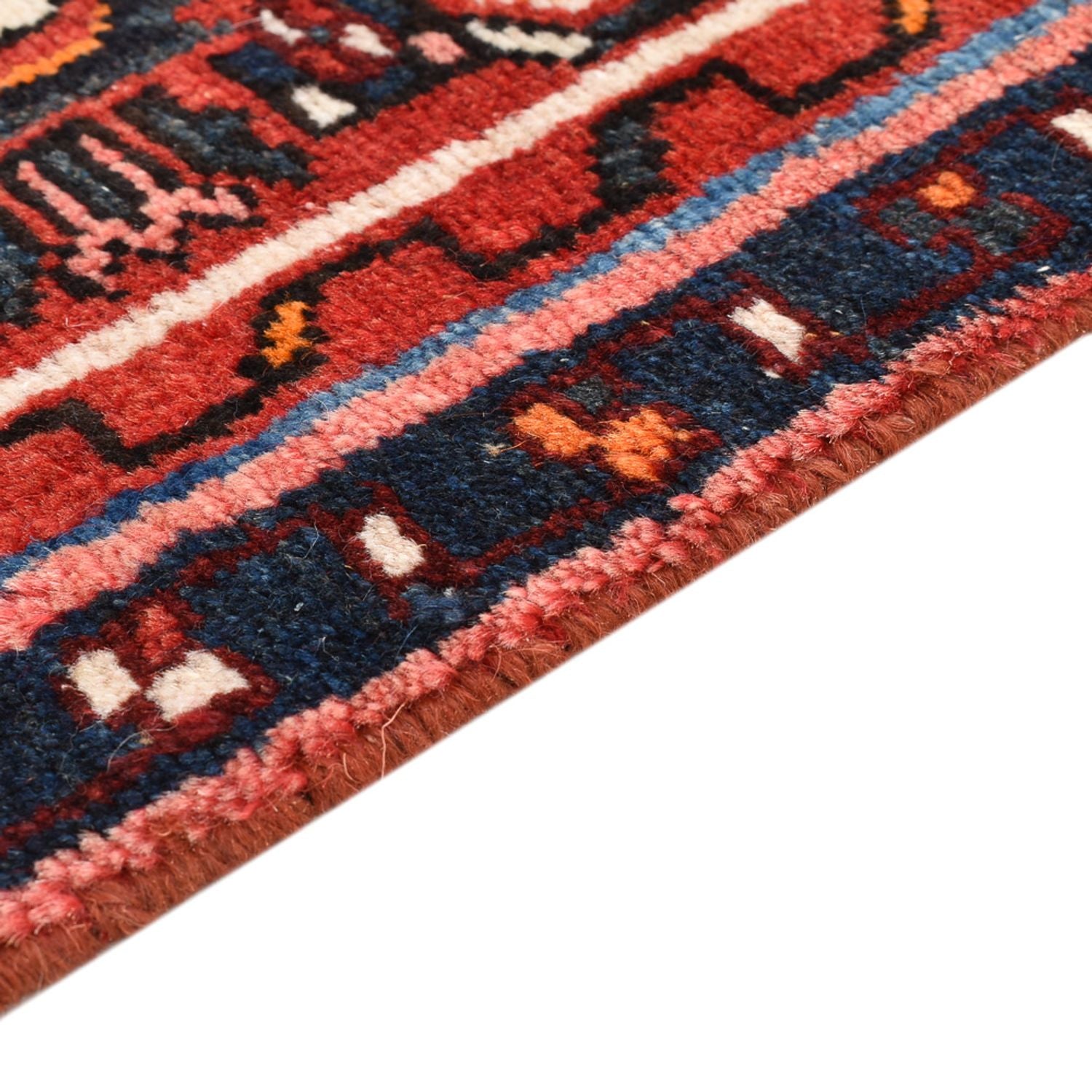 Tapis persan - Nomadic - 93 x 49 cm - rouge foncé