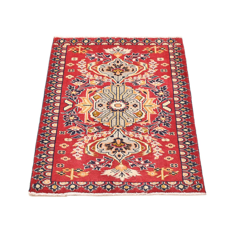 Tapis persan - Nomadic - 91 x 62 cm - rouge