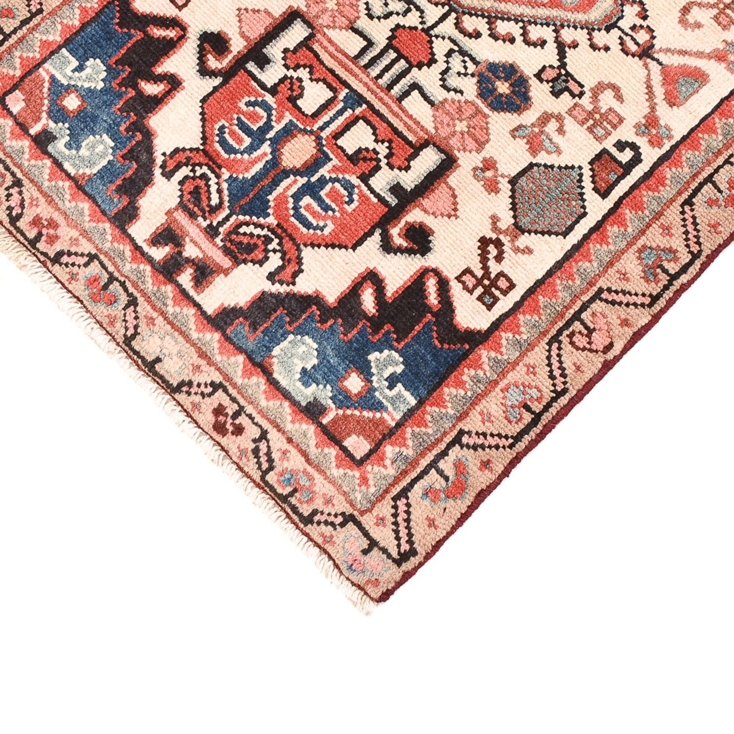 Tapis persan - Nomadic - 90 x 55 cm - multicolore