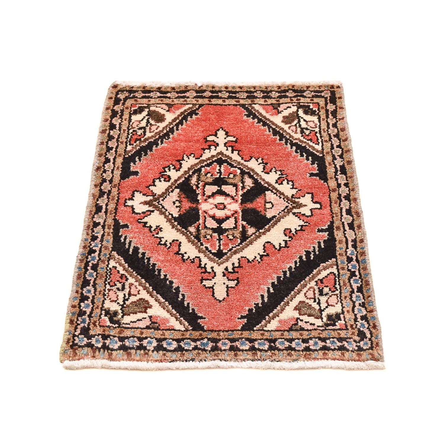 Tapis persan - Nomadic - 68 x 48 cm - rouge